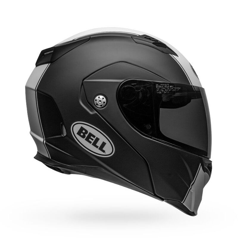 Black Large 2033301 Bell Solid Adult Revolver Evo Street Racing Motorcycle Helmet 